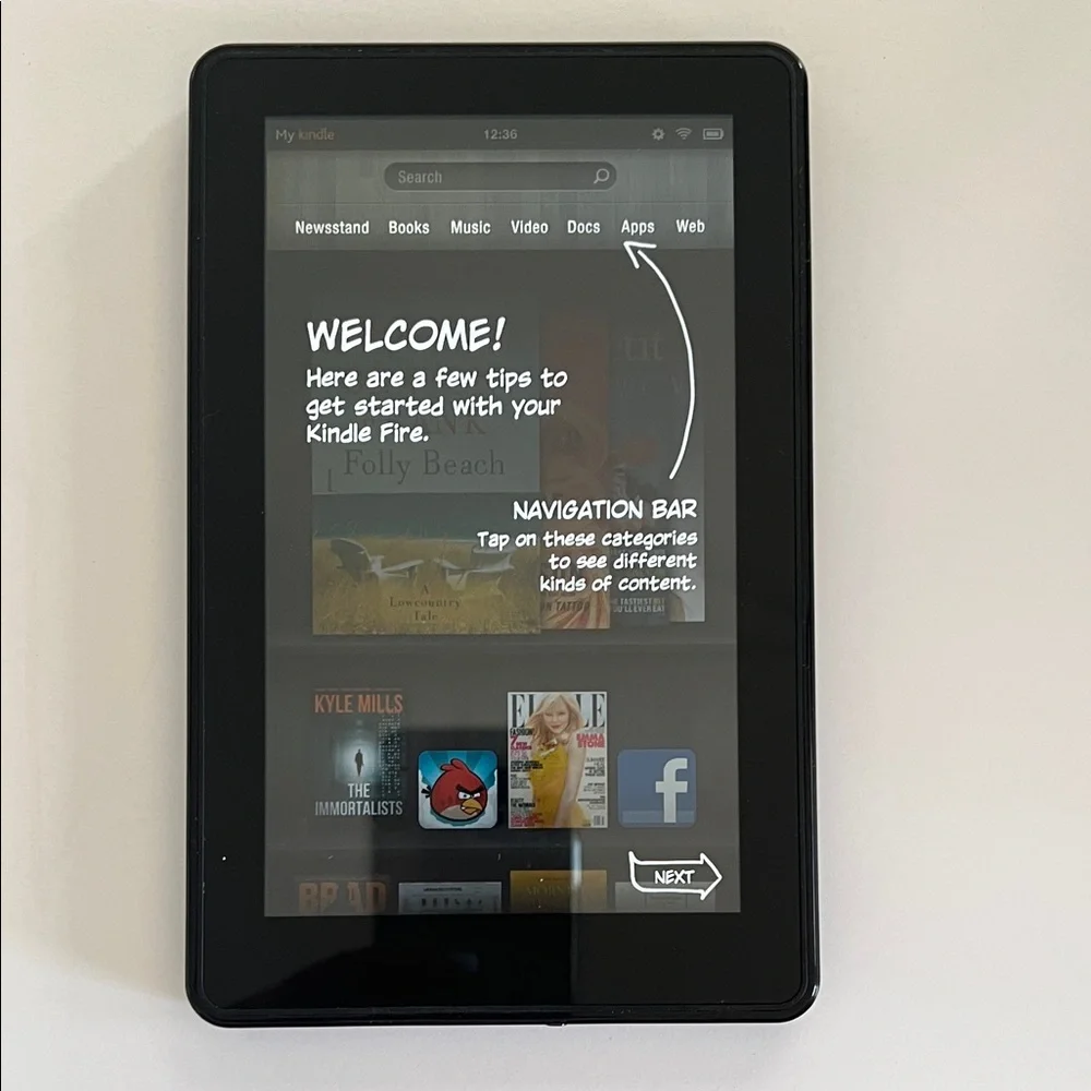 Sleek Black Tablet